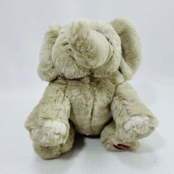 Applause Lou Rankin Elephant Plush 10” Hoover Gray Realistic Sad Eyes Safari Toy - Picture 4 of 10